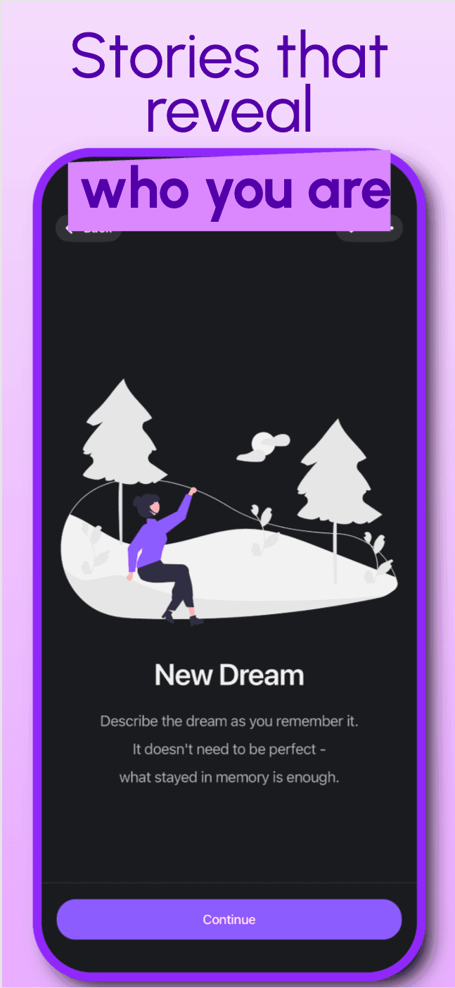 DreamLab new dream entry screen